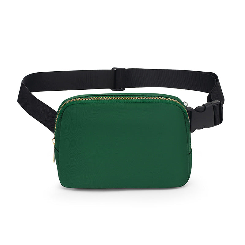 Wholesale Waist bag nylon waterproof chest bag outdoor sports running mobile phone bag versatile crossbody men and women
